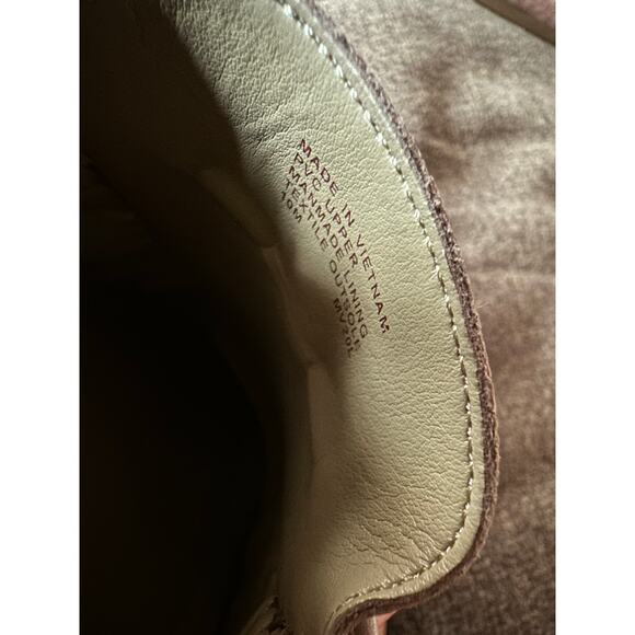 Michael Kors Sutton Moc Loafers Fawn Pink Logo Size 10 New - Picture 9 of 9